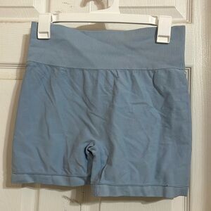 Blue Biker Shorts